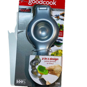 Good Cook Citrus Squeezer Comfort Grip Handle 2 in 1 Design Juices Lemons Limes